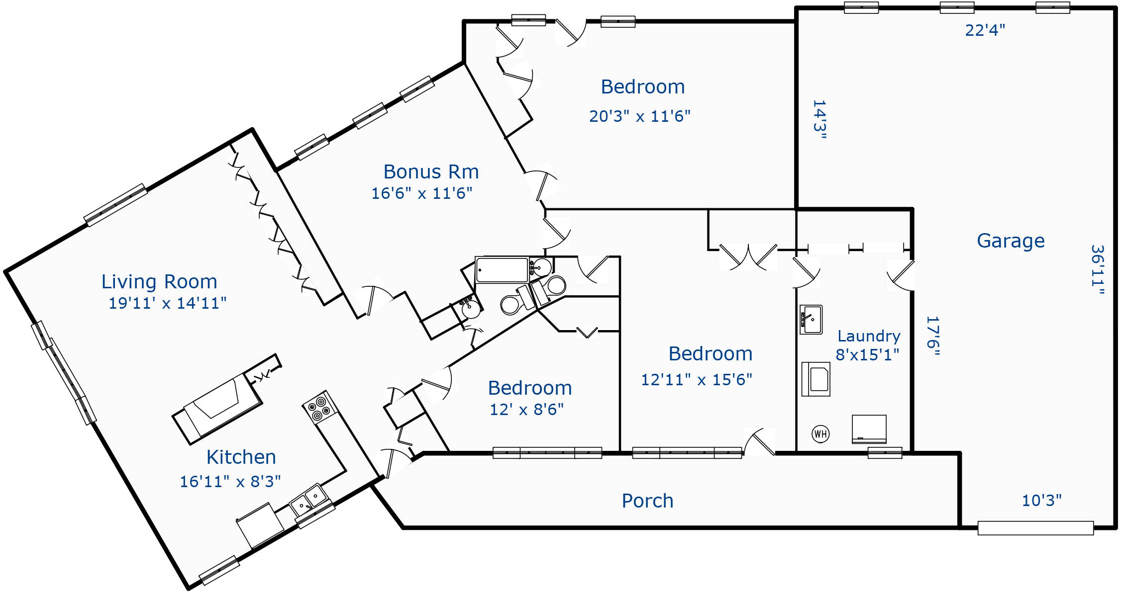 53 Norwood Drive, Decatur, IL Floorplan